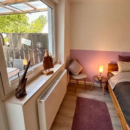 Сasa de vacaciones Mittwald Star - Garten Eingezaeunt, Terasse, Familie, Hund Espelkamp-Mittwald